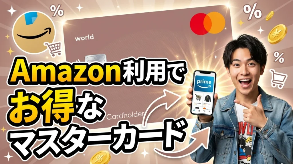Amazon利用でお得なマスターカード比較