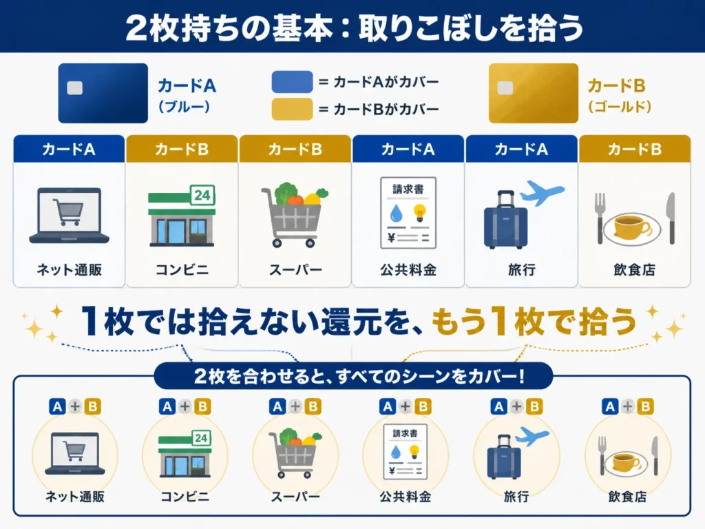 最強の2枚を選ぶ大原則「取りこぼしを拾う」