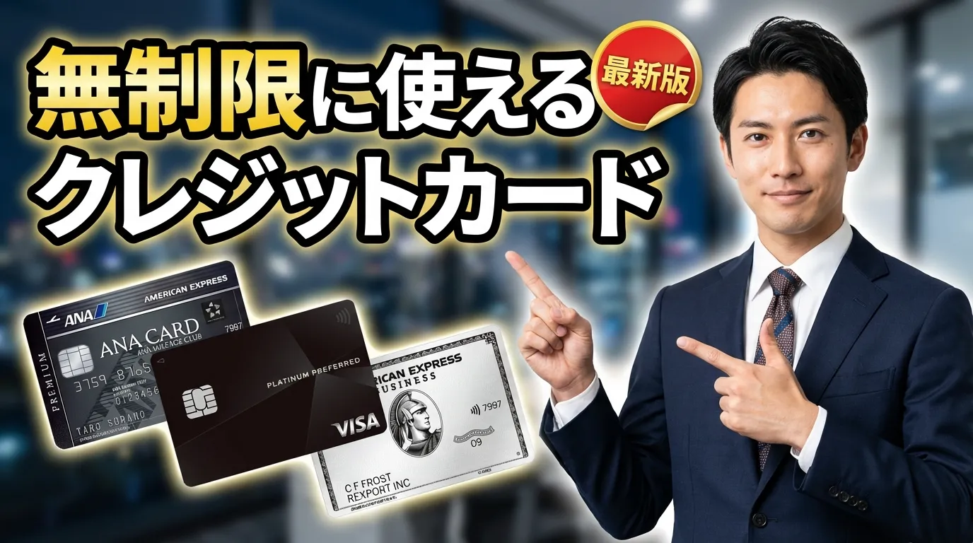 無制限に使えるクレジットカードはある？限度額1000万円超えの取得条件と年収の関係を徹底解説 | 岩田昭男の上級カード道場