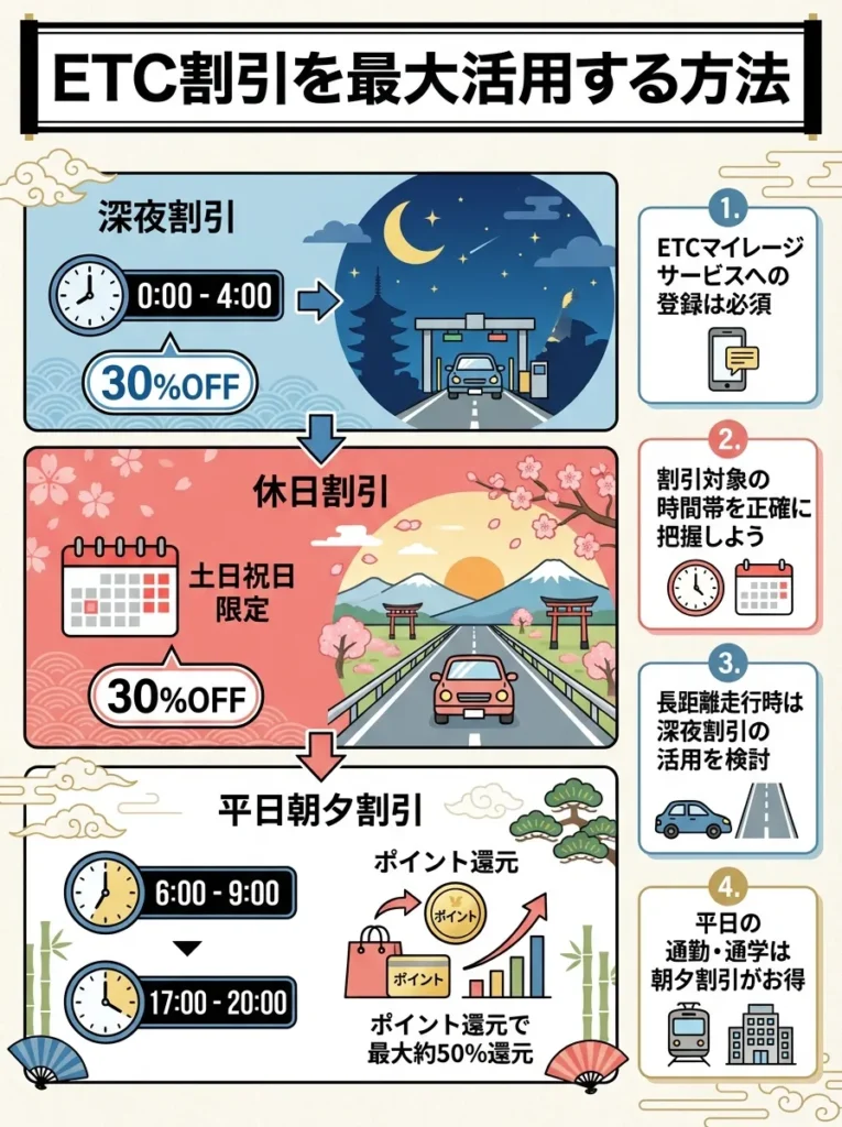 ETC割引を最大活用する方法