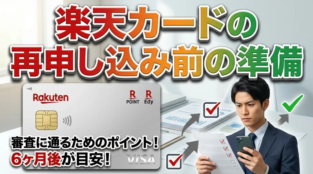 楽天カードの再申し込み前の準備