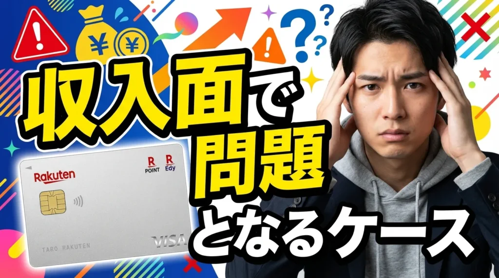 収入面で問題となるケース