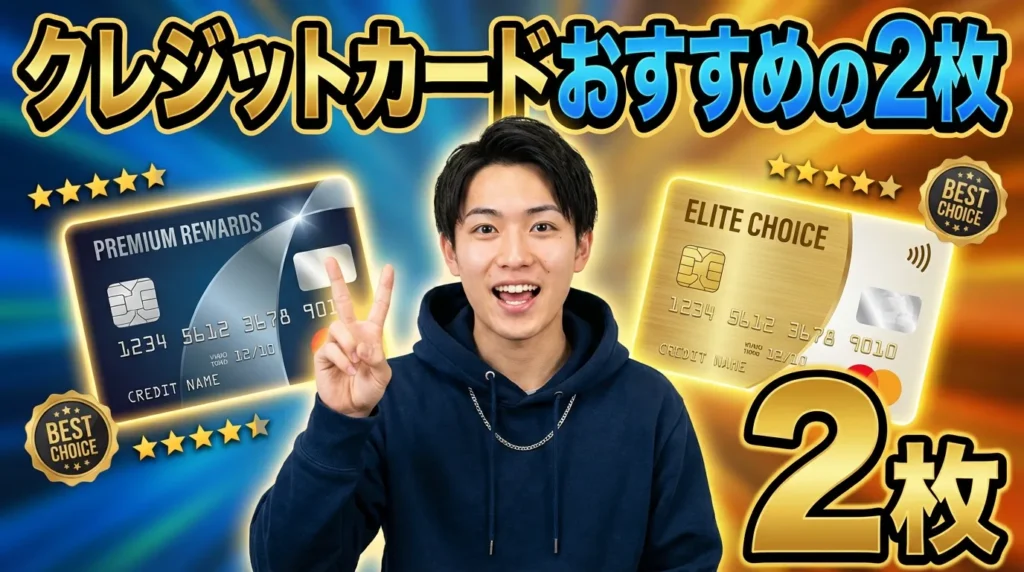 【2025年最新】クレジットカードおすすめの2枚 TOP3