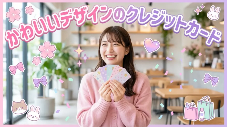【女性向け】年会費無料で可愛いデザインのクレジットカード【2026年最新版】