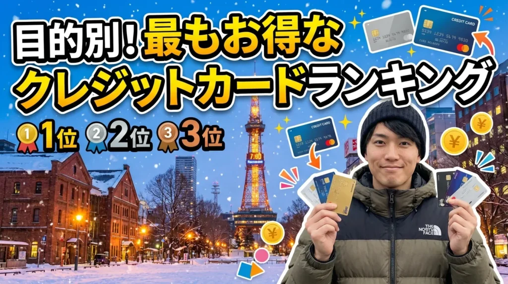 【目的別】札幌で最もお得なクレジットカードランキング2025