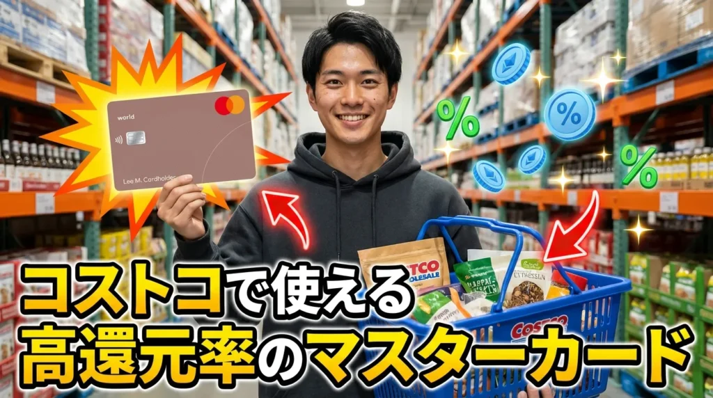コストコで使えるマスターカード高還元率TOP3