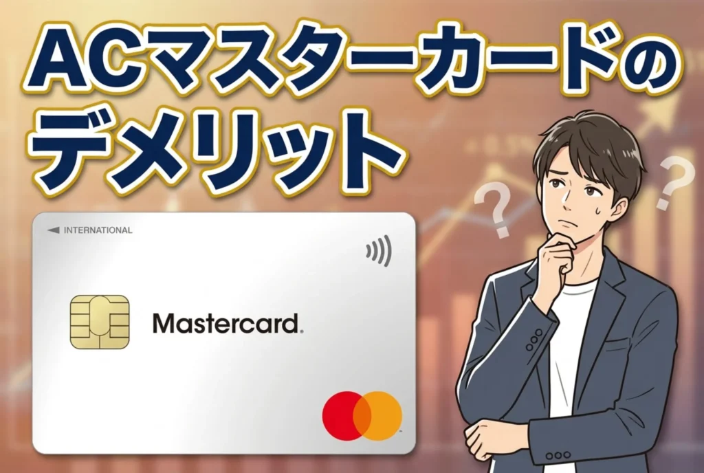 ACマスターカードの7つのデメリット