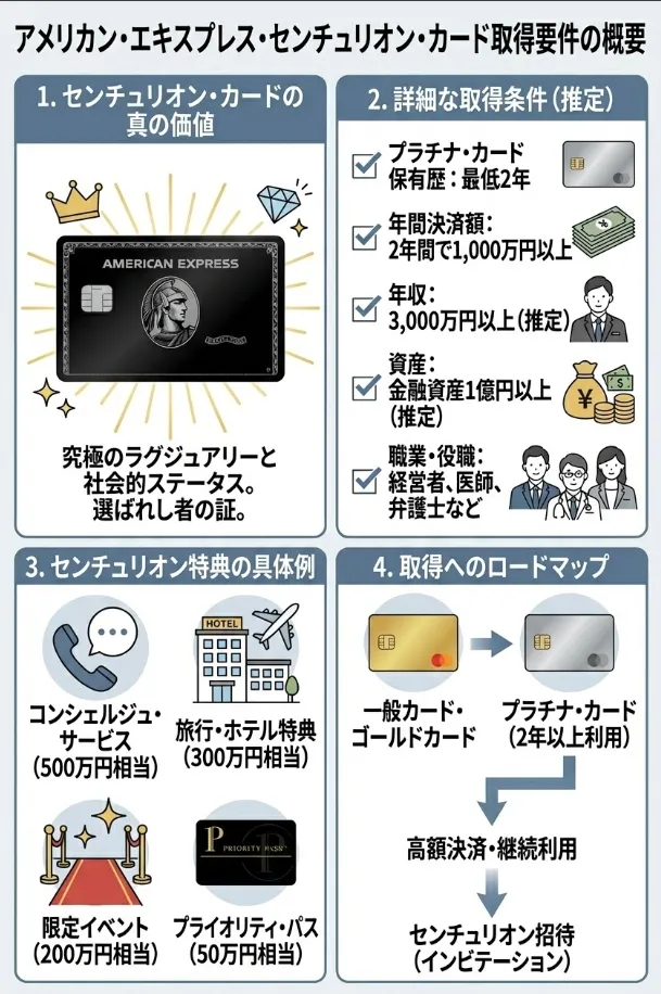 アメックス・センチュリオンの取得条件