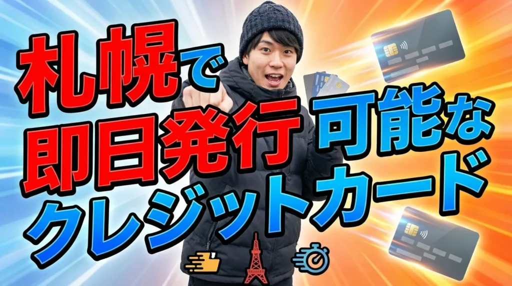 スピード重視！札幌で即日発行可能なクレジットカード