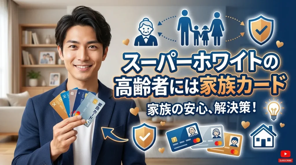 スーパーホワイトの高齢者には家族カードがおすすめ