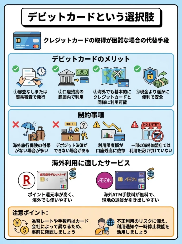デビットカードという選択肢