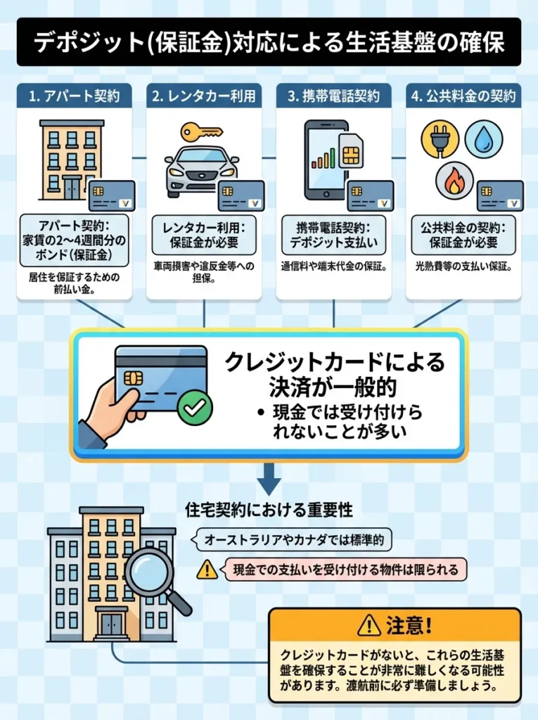 デポジット（保証金）対応による生活基盤の確保
