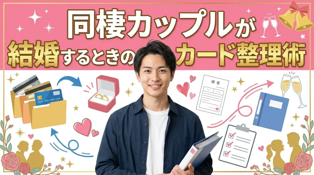 同棲から結婚への移行時のカード整理術