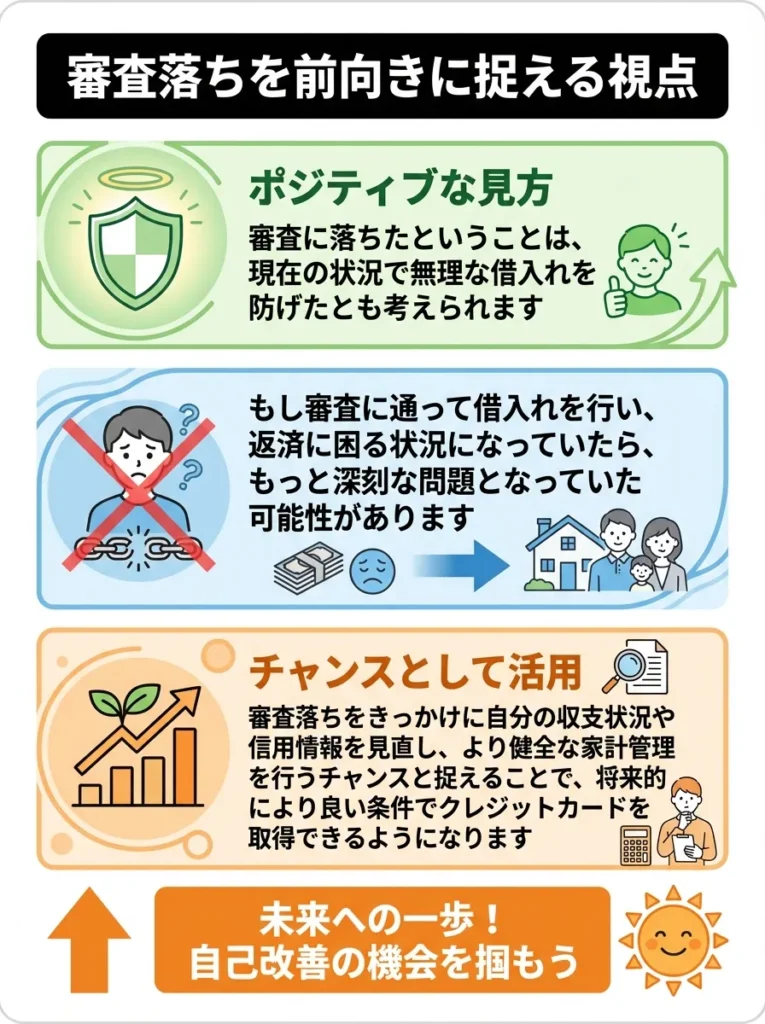 審査落ちを前向きに捉える視点