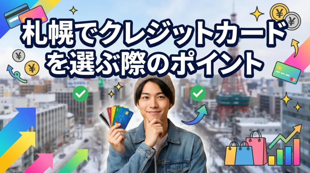 札幌でクレジットカードを選ぶべき3つの重要なポイント
