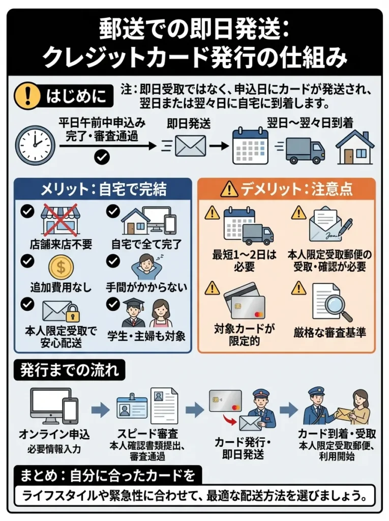 郵送での即日発送