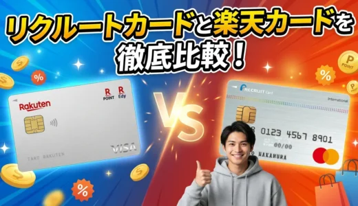 【2026年2月最新】リクルートカードと楽天カードを徹底比較！どちらがおすすめ？
