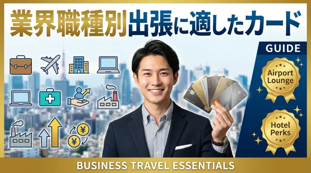 【業界・職種別】出張に適したカードの選び方
