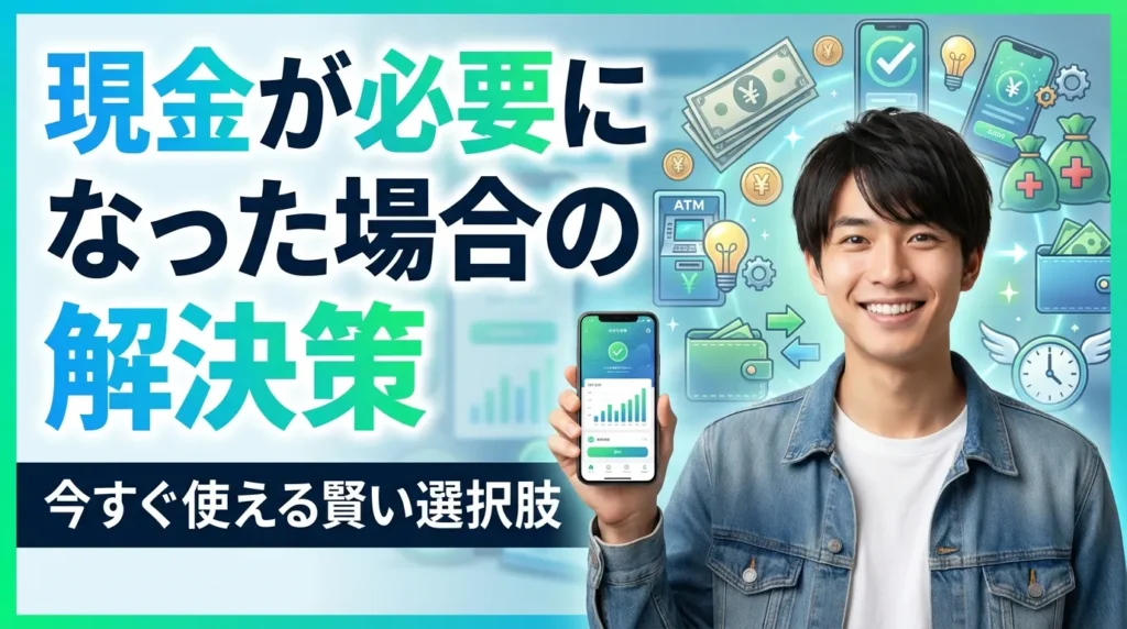 どうしても現金が必要な場合の正当な解決策