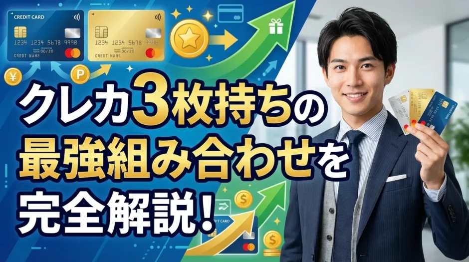 クレジットカード3枚持ちの最強の組み合わせ完全！2026年最新おすすめランキングと選び方のプロが教える秘訣
