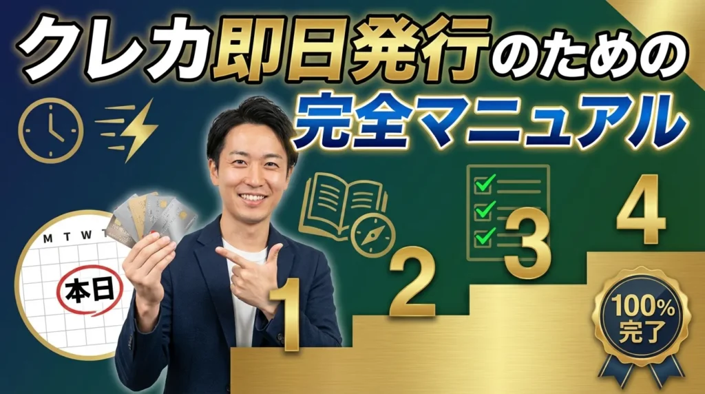 クレジットカード即日発行の具体的手順（完全マニュアル）