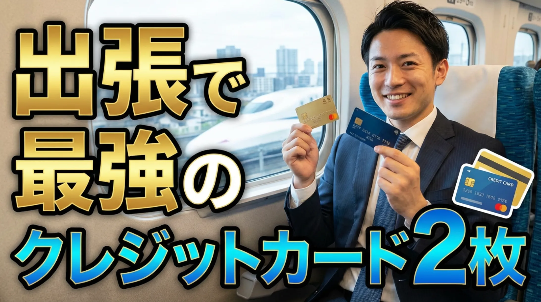 出張で最強のクレジットカード2枚はこれ！ビジネスパーソンに適した