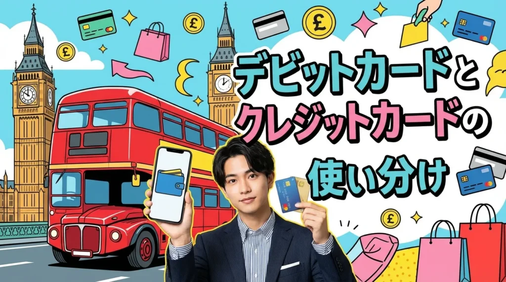 デビットカードとクレジットカードの使い分け