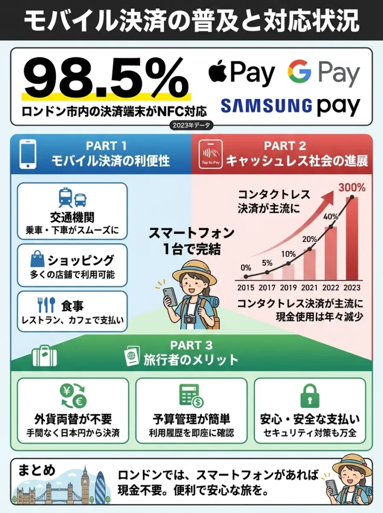 モバイル決済の普及と対応状況
