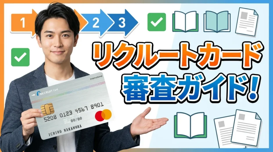 リクルートカード審査ガイド！難易度・時間・落ちた理由と審査通過のコツを解説