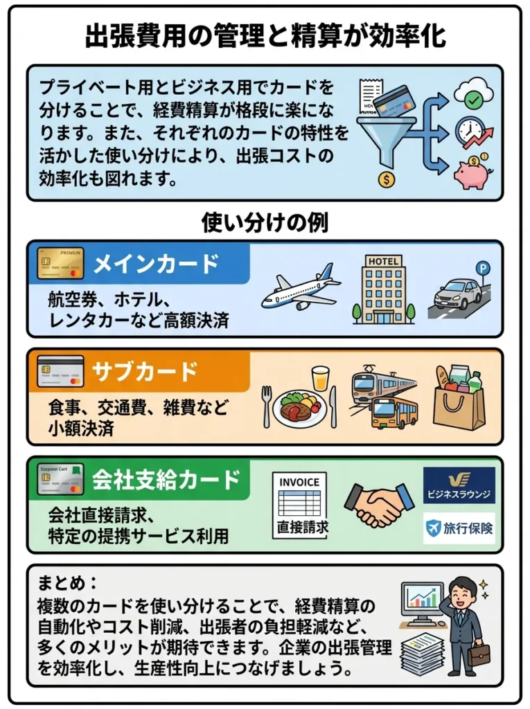 出張費用の管理と精算が効率化