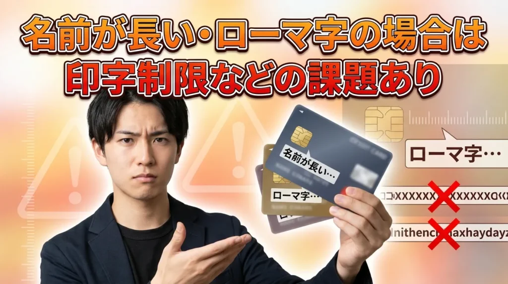 名前が長い場合・ローマ字記入の実務対応の方法