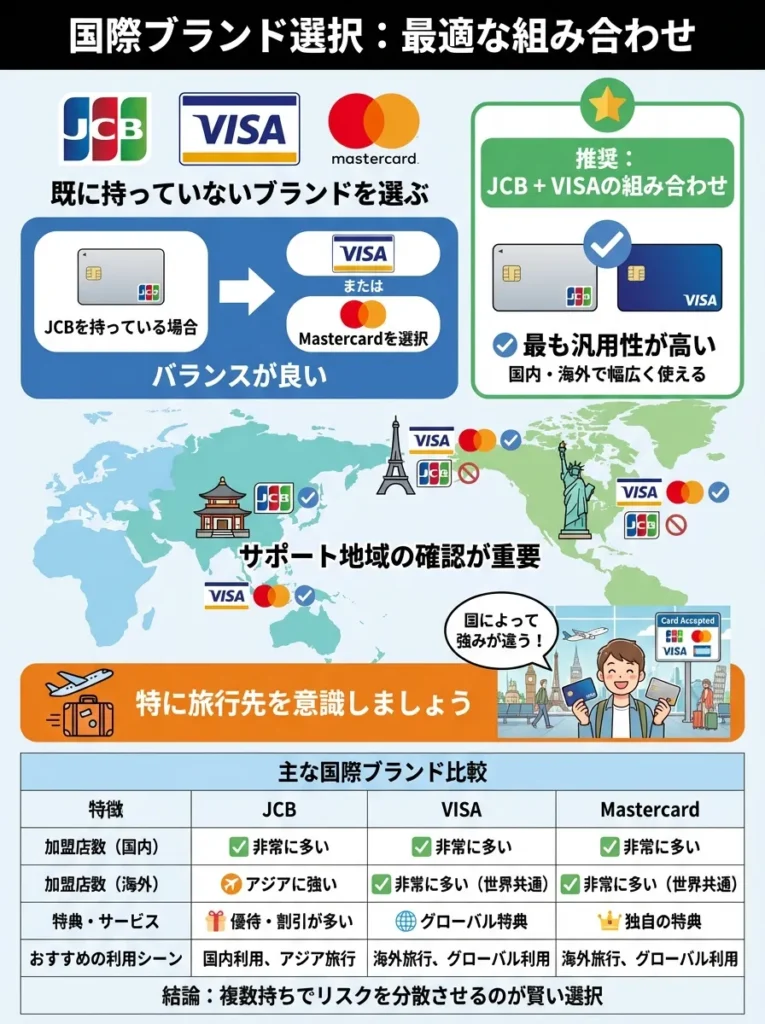 国際ブランド選択
