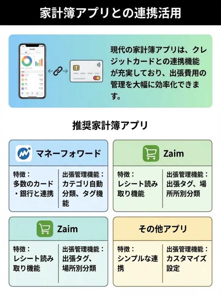家計簿アプリとの連携活用