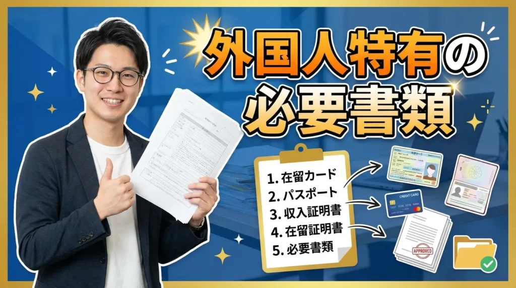 必要書類の準備方法と外国人特有の書類について