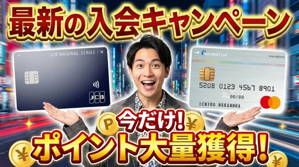 最新の入会キャンペーン情報