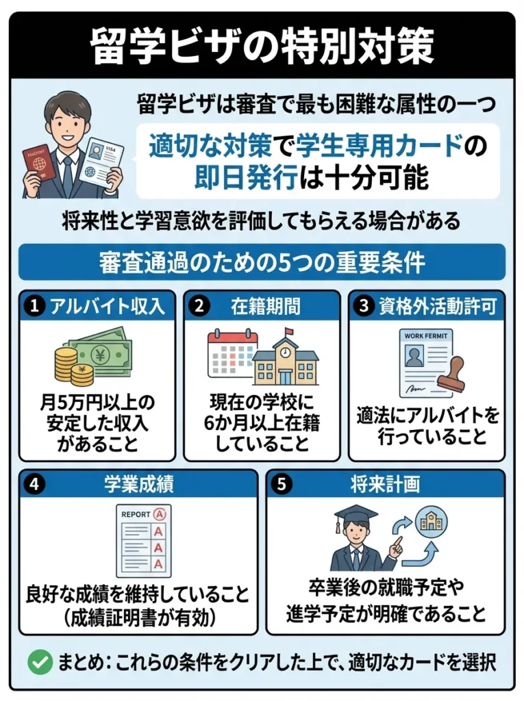 留学ビザの特別対策
