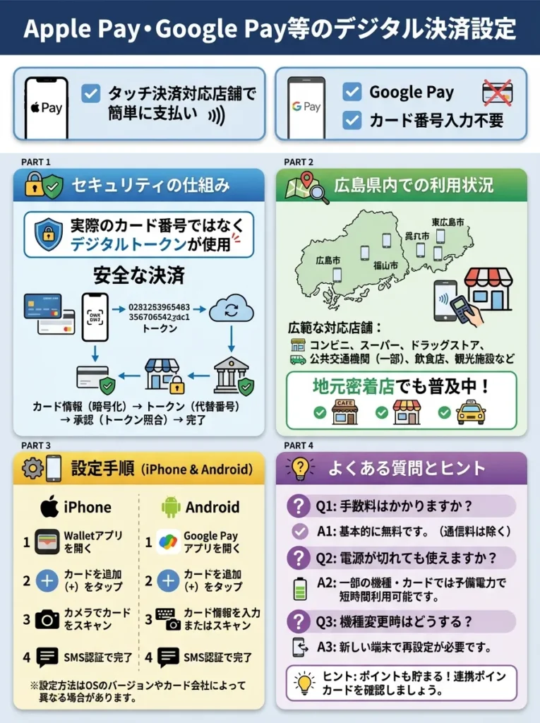 Apple Pay・Google Pay等のデジタル決済設定