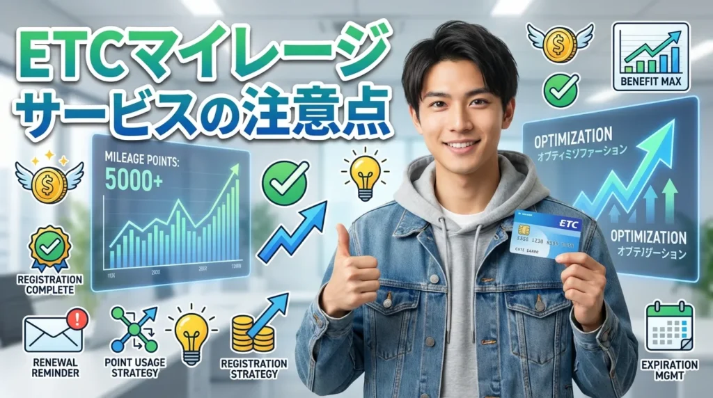 ETCマイレージサービスの注意点