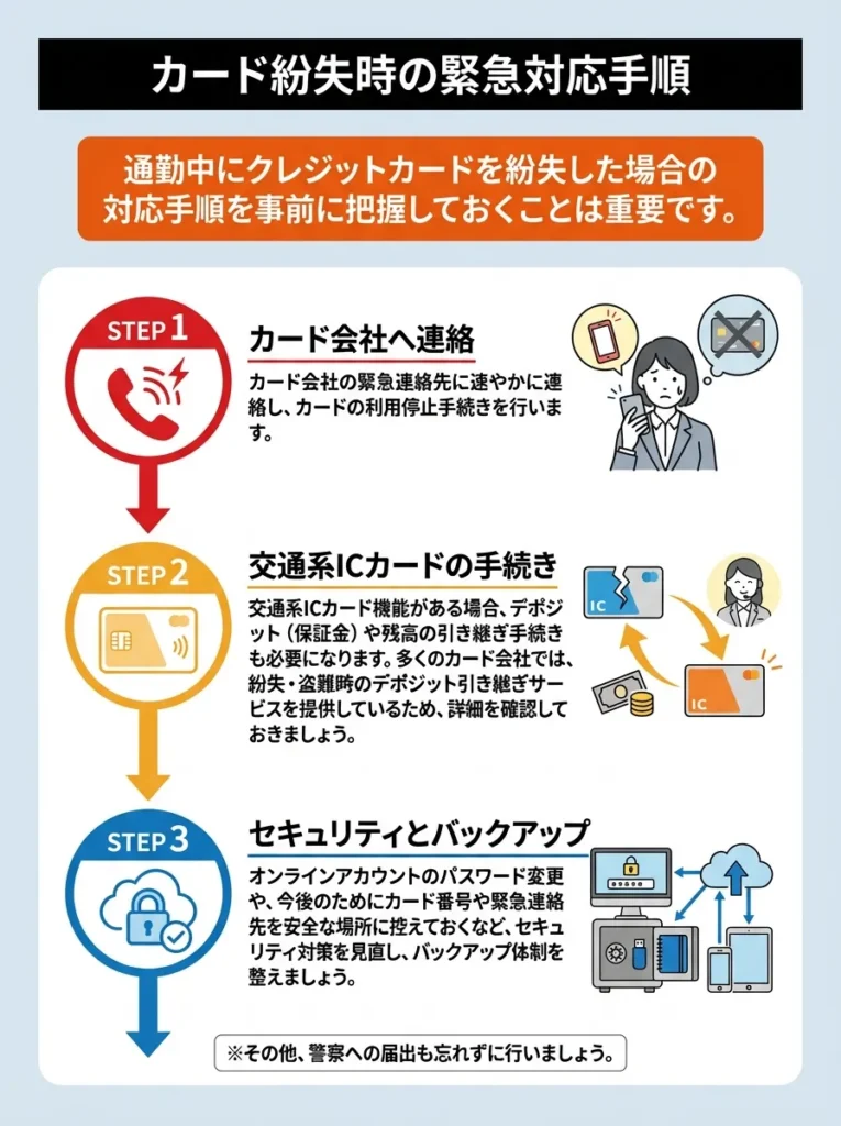 カード紛失時の緊急対応手順