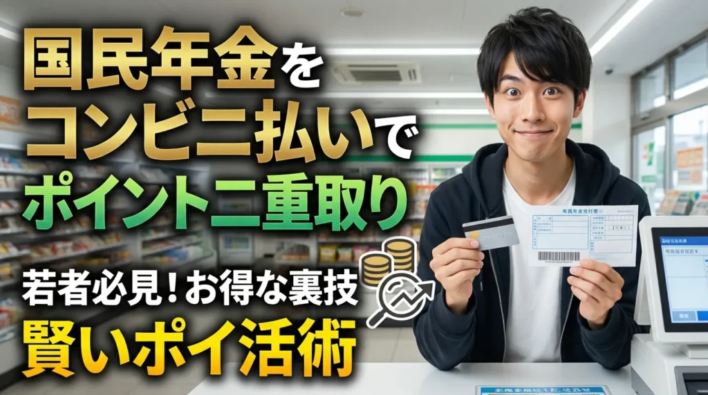 コンビニでの国民年金支払い方法とnanaco活用術