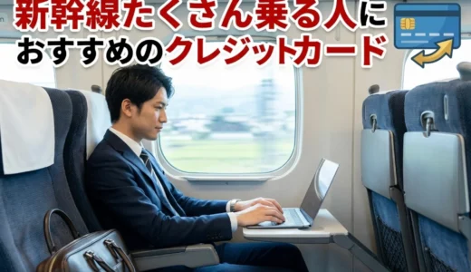 新幹線におすすめのクレジットカード12選【2025年】還元率と割引を徹底比較