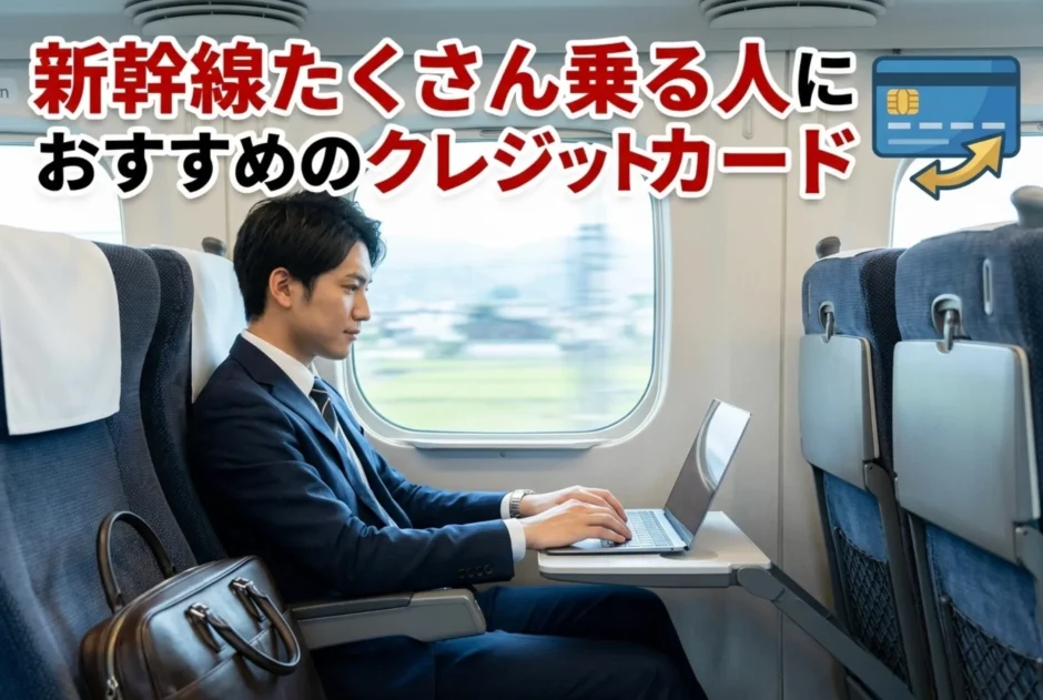 新幹線におすすめのクレジットカード12選【2025年】還元率と割引を徹底比較