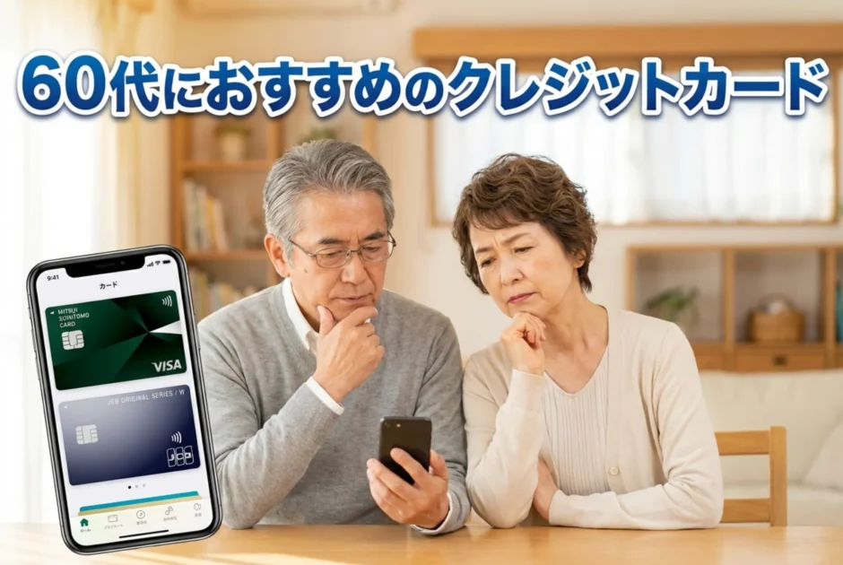 60代におすすめのクレジットカード最強の2枚！選び方も解説