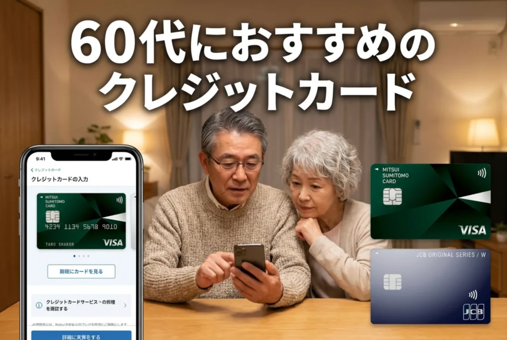 60代向けクレジットカード最強の2枚