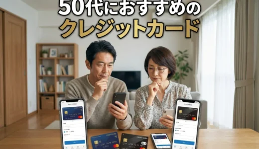 50代のクレジットカード最強の2枚！ステータスと実用性を両立する賢い選び方