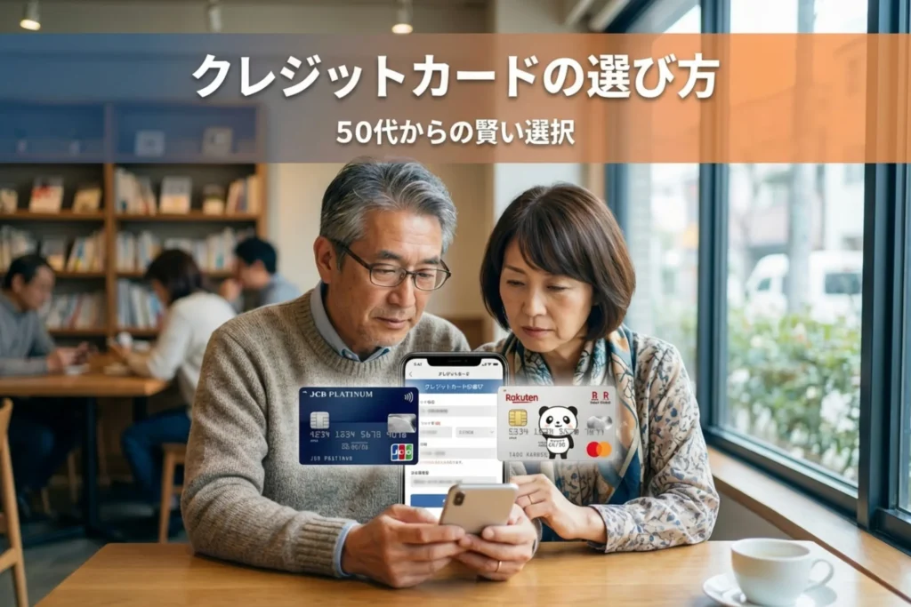 50代がクレジットカードを選ぶ際の5つの重要ポイント