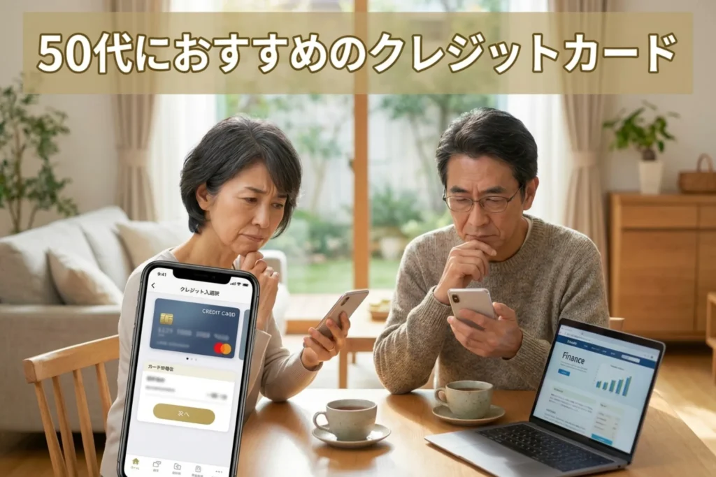 50代におすすめのクレジットカード最強の2枚