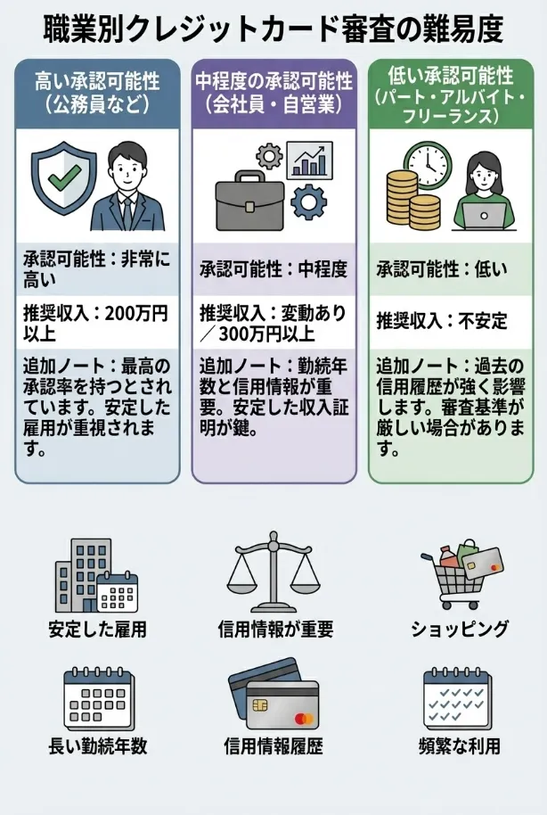 【職業・年収別】楽天カード審査通過の可能性