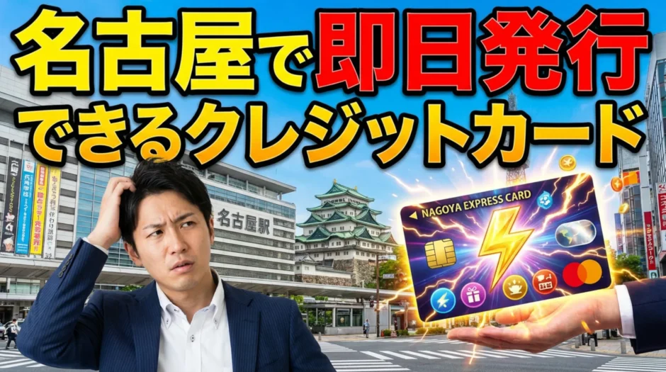 名古屋で即日発行できるクレジットカード【2025年最新版】最短5分で使える！