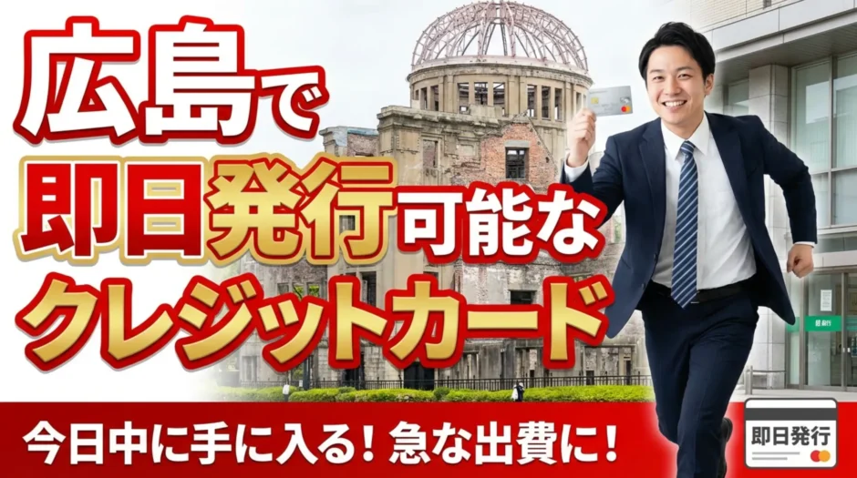 広島で即日発行可能なクレジットカード